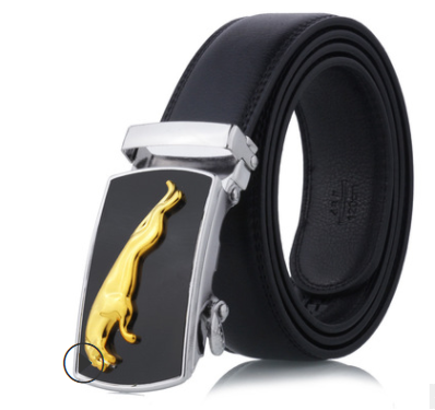 Men Fashion Versatile Belt Pu Leather Automatic Buckle Men's Belt Gift High Quality Casual Jeans Belt