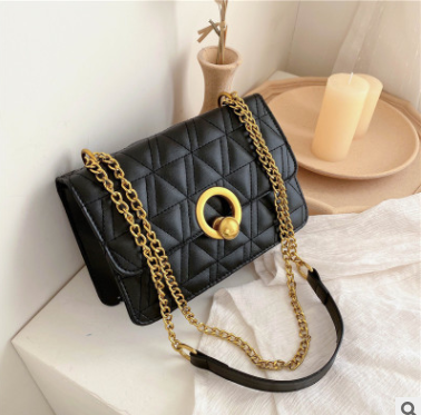 Women's Bag New Western Style Fashion Chain Shoulder Small Square Bag Trendy Crossbody Bag